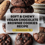 Soft & Chewy Chocolate Brownie Vegan Cookies Recipe