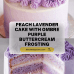 Peach Lavender Cake Recipe