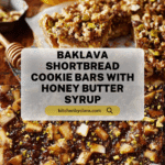 Baklava Shortbread Cookie Bars Recipe