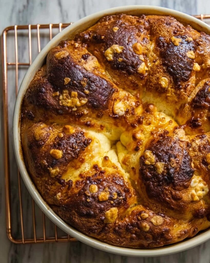Blue Cheese and Fig Stuffed Milk Bread Recipe