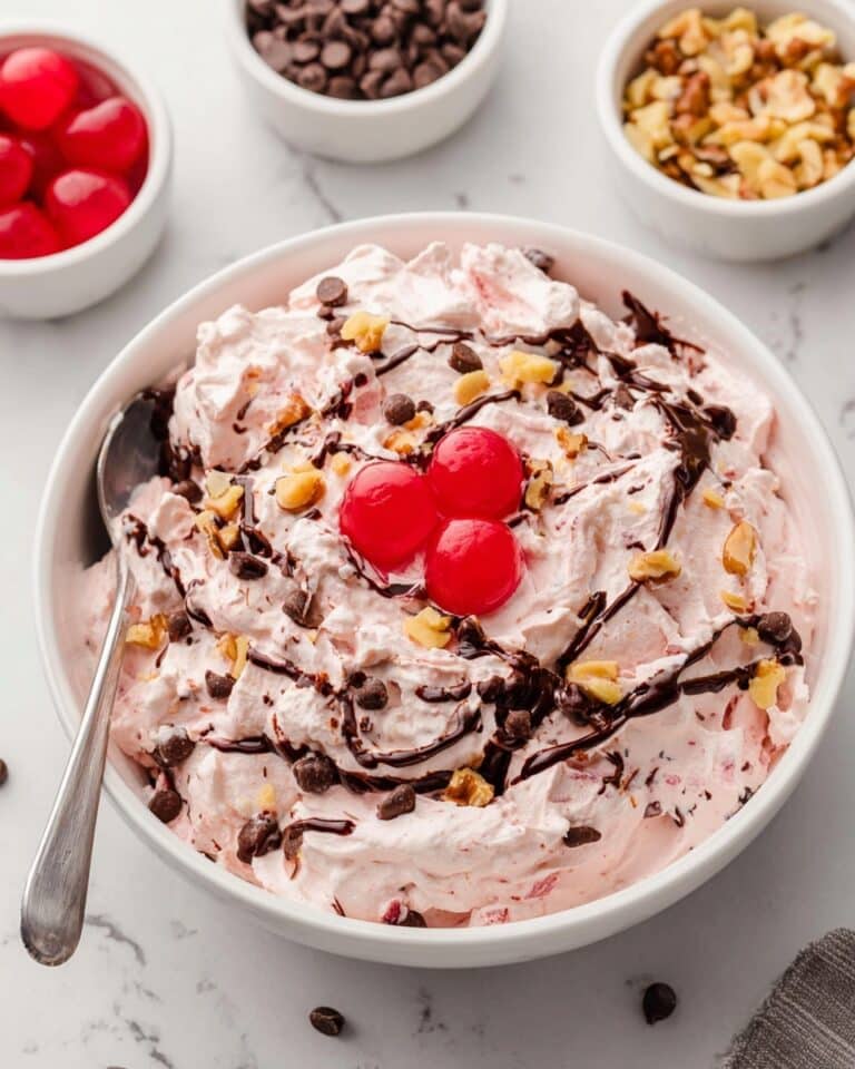 Banana Split Fluff Salad Recipe