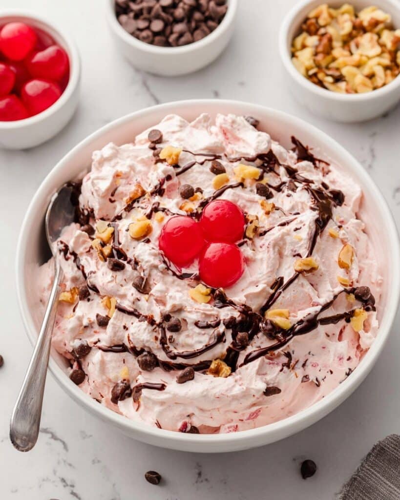 Banana Split Fluff Salad Recipe