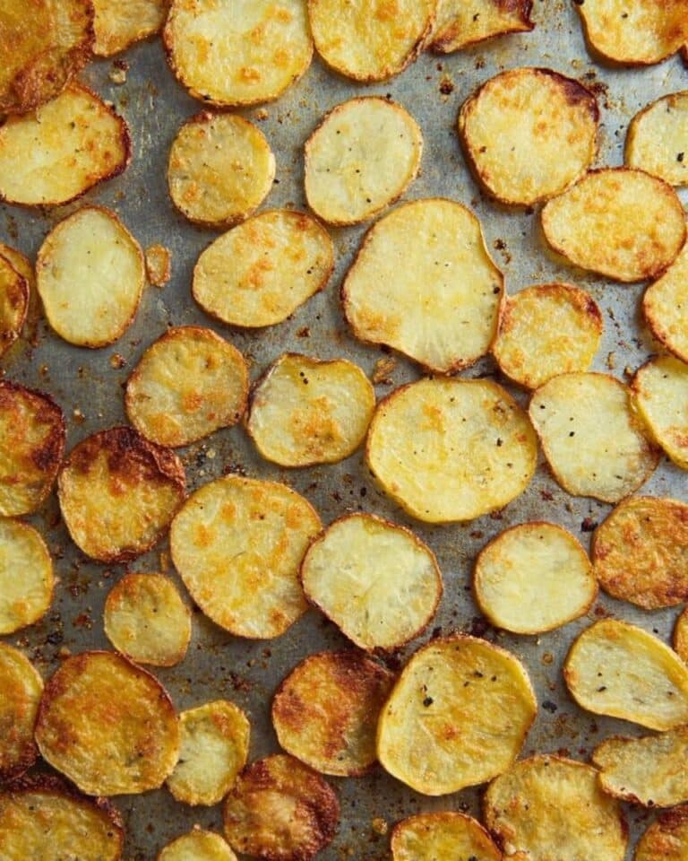 Oven Baked Potato Slices Recipe