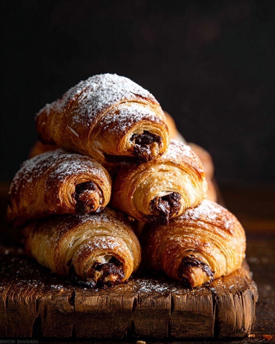 A wire basket lined with a light gray and white cloth holds a pile of golden brown croissants with a shiny, flaky texture. The croissants show layers of buttery, spiral dough with a rich, warm color from the top to the sides. In the background, a white cup with a blue rim sits near more croissants on a white marbled surface. A white plate with a sliced croissant and a black-handled knife are partially visible at the edge of the frame. The overall scene is cozy and inviting, with a soft natural light highlighting the croissants’ crisp and tender layers. Photo taken with an iphone --ar 4:5 --v 7