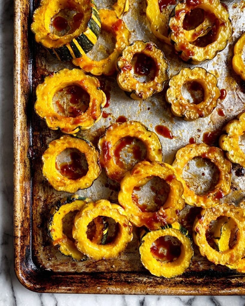 Agrodolce Roasted Delicata Squash Recipe