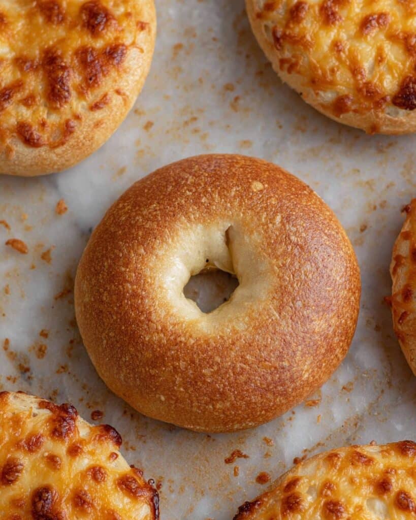 Sourdough Bagels with Cheddar and Jalapeños Recipe