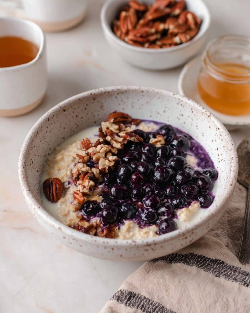 Creamy Instant Pot Steel Cut Oats with Cinnamon and Maple Syrup Recipe