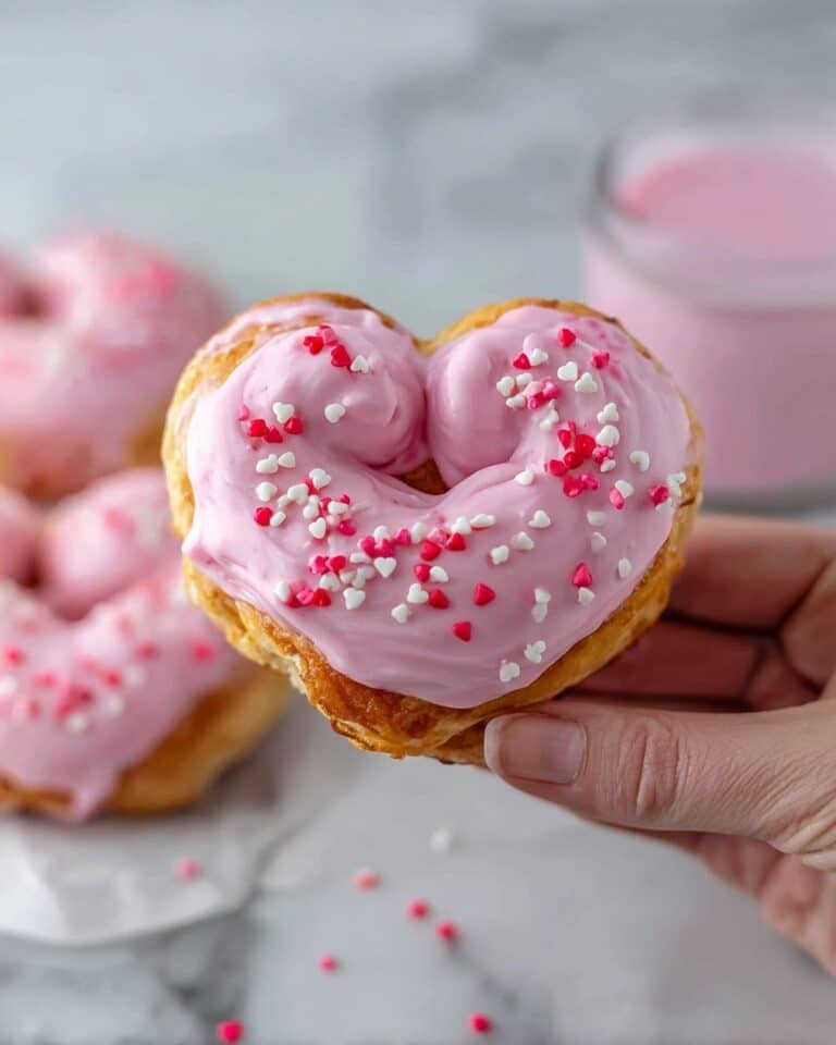 Valentine’s Day Heart Shaped Cinnamon Rolls Recipe