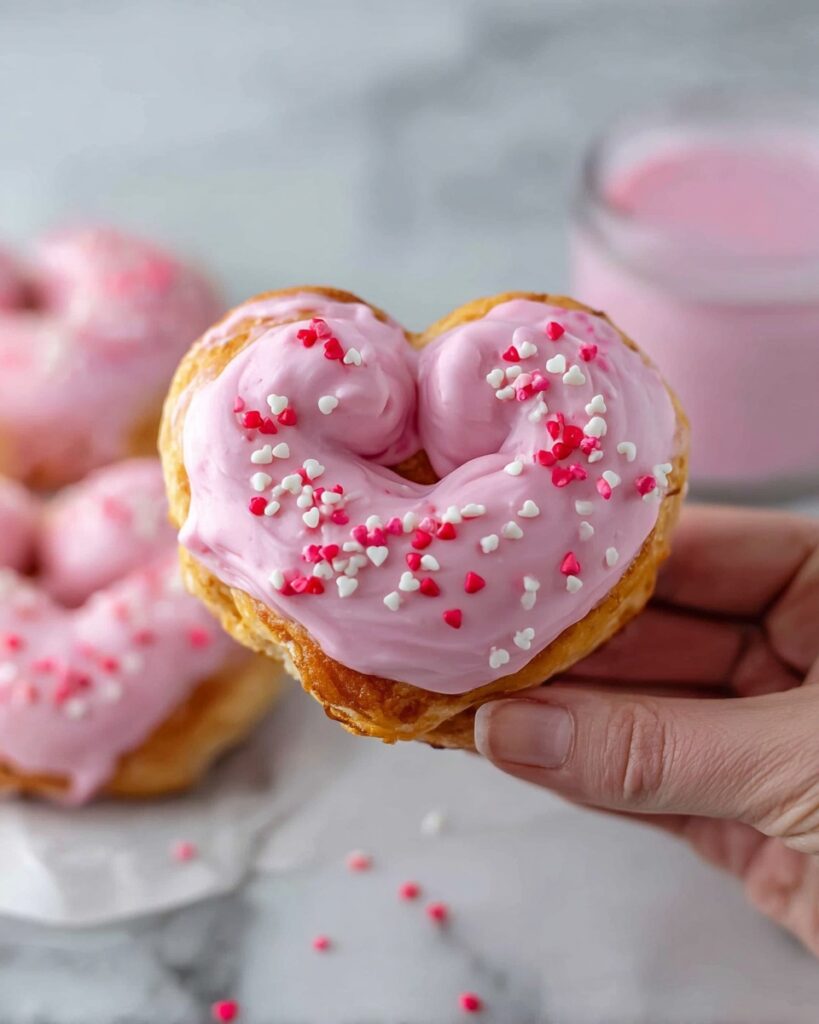 Valentine’s Day Heart Shaped Cinnamon Rolls Recipe