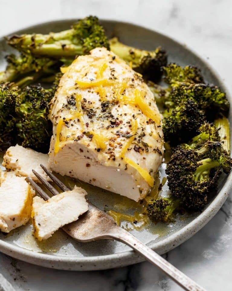Lemon Garlic Chicken and Broccoli Bake Recipe