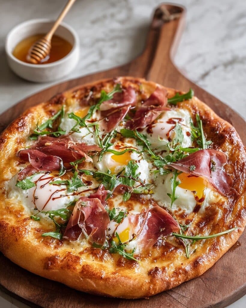 Prosciutto and Honey Burrata Pizza Recipe