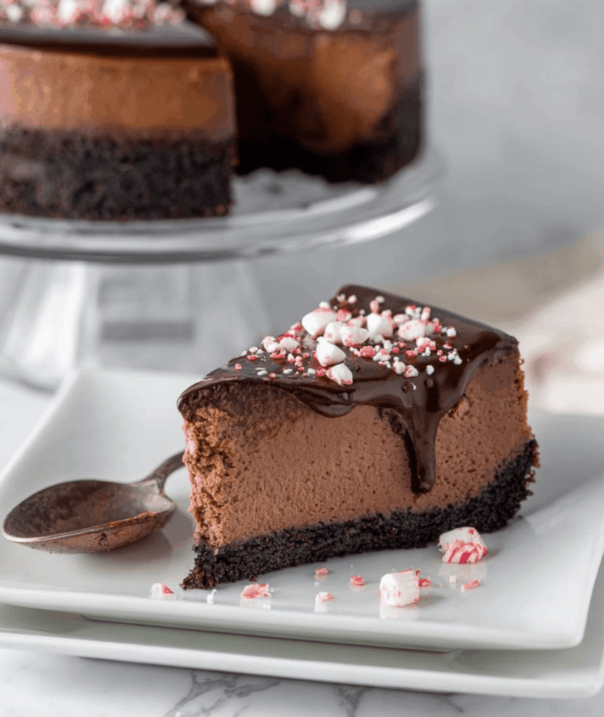 Peppermint Chocolate Cheesecake Recipe