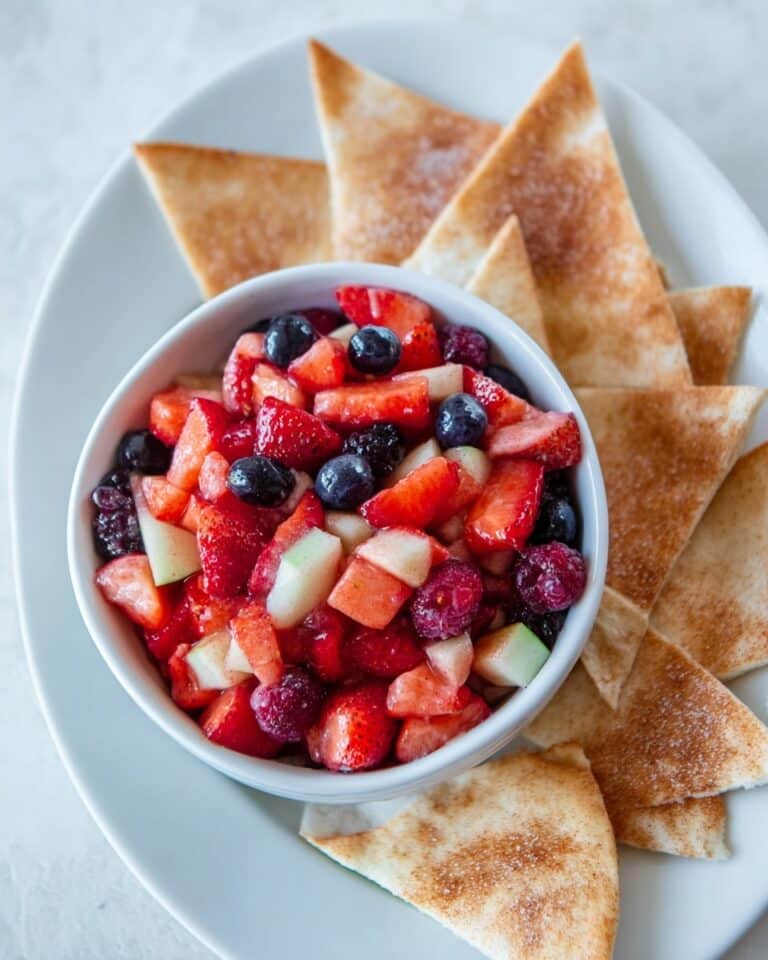 Fruit Salsa with Cinnamon Chips Recipe