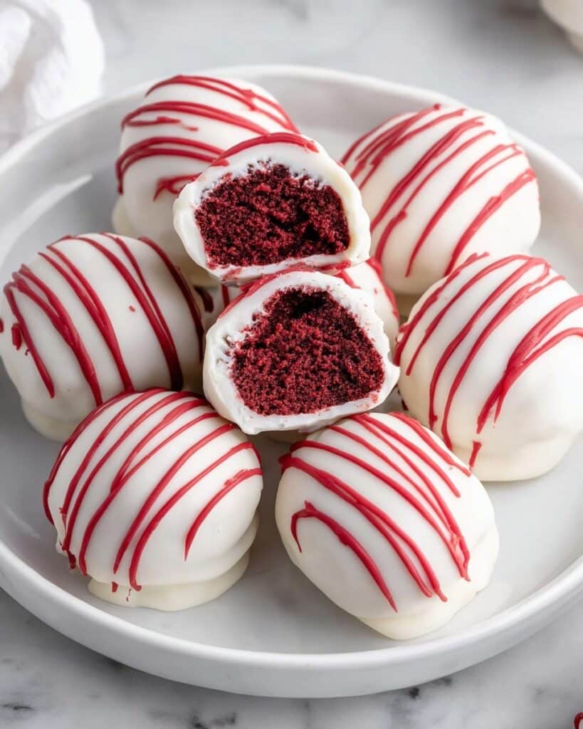 Red Velvet Cake Ball Bites Recipe