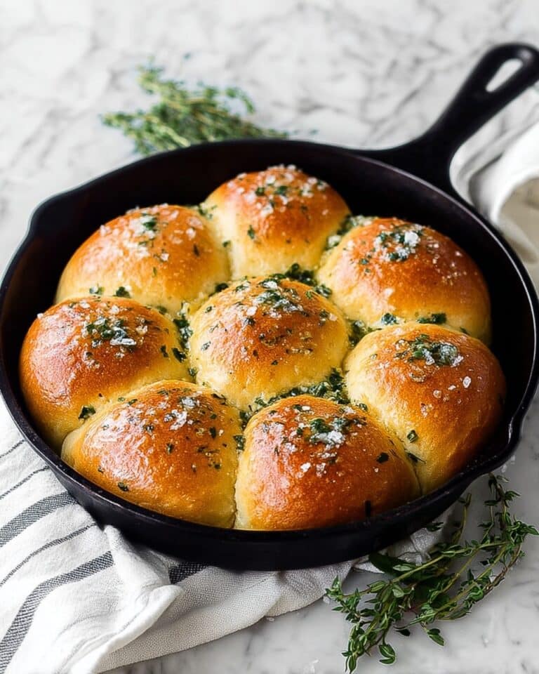 Garlic Herb Dinner Rolls Recipe