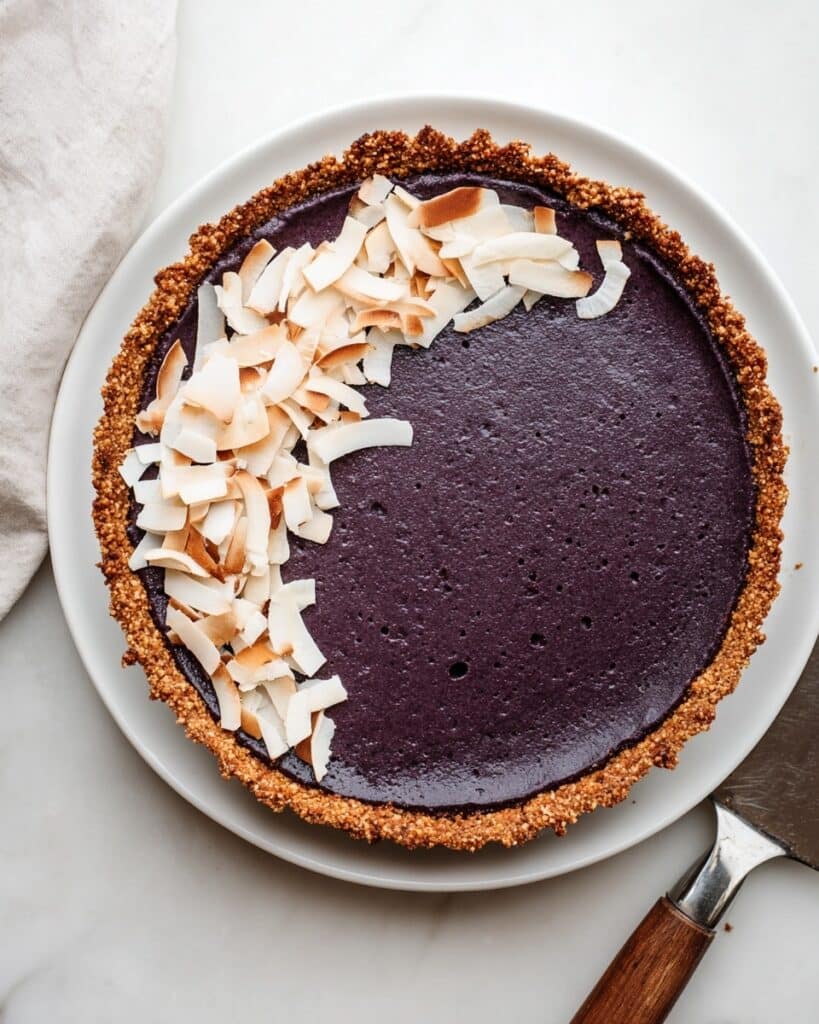 Super Easy Ube Pie with Graham Cracker Crust Recipe