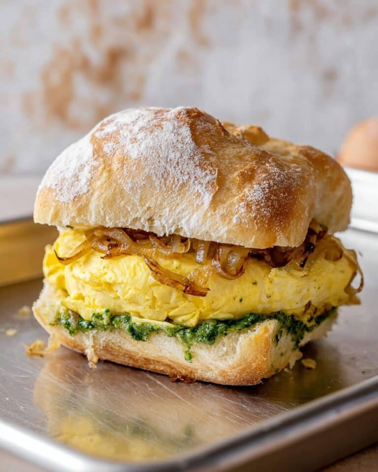 Starbucks Egg, Pesto & Mozzarella Sandwich Recipe