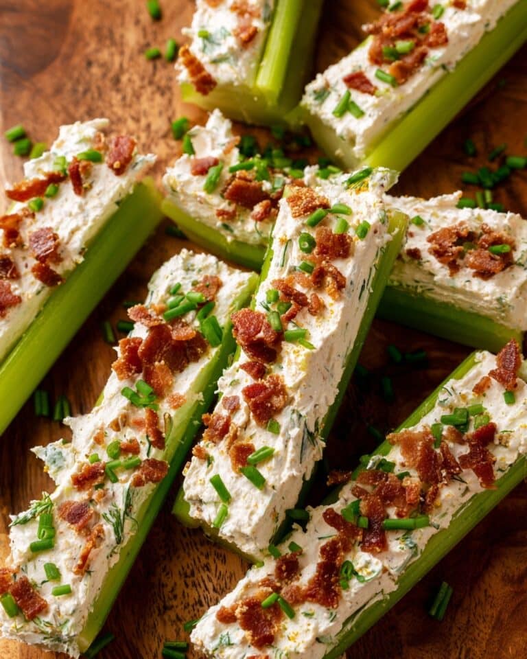 Outrageously Good Stuffed Celery Recipe