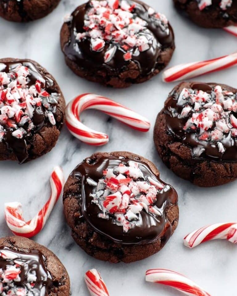 Peppermint Marshmallow Hot Chocolate Cookies Recipe