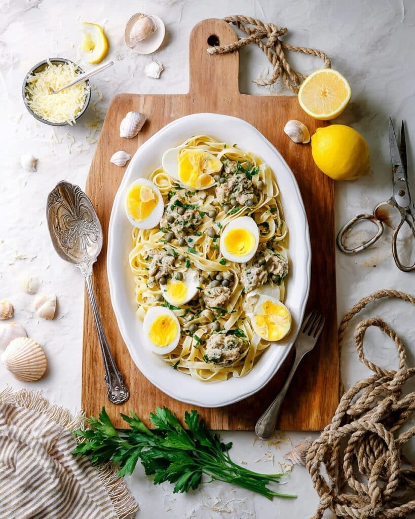 Tuna and Lemon Creamy Pasta Recipe