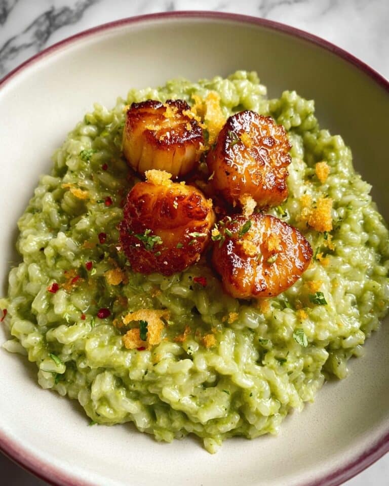 Lemon Pepper Salmon with Creamy Pesto Rice Recipe