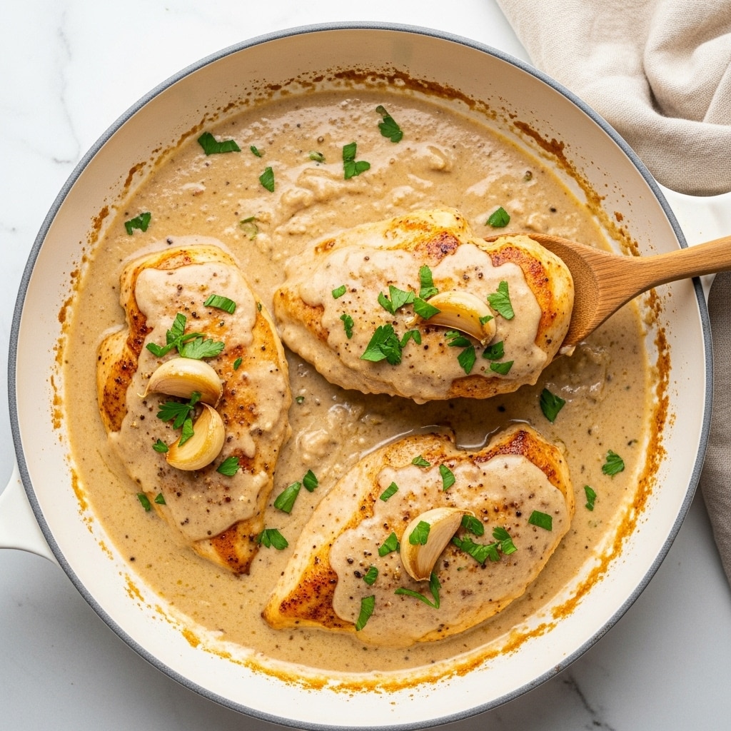 Creamy Garlic Chicken Recipe