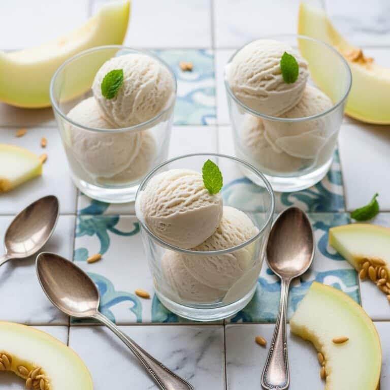 Vegan Honeydew Melon Ice Cream Recipe
