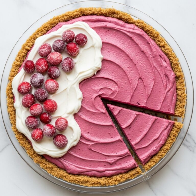 Cranberry Pie with Ginger-Coconut Filling and Biscoff Crust Recipe