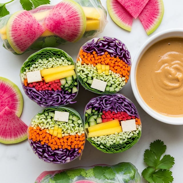 Winter Vegetable Salad Rolls Recipe