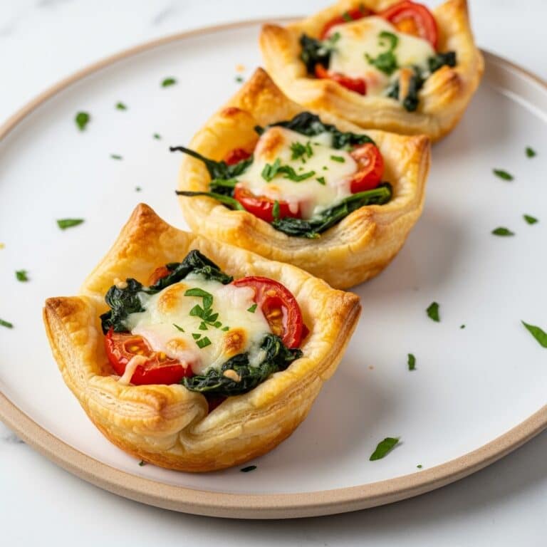 Baked Ham and Cheese Puff Pastry Squares Recipe