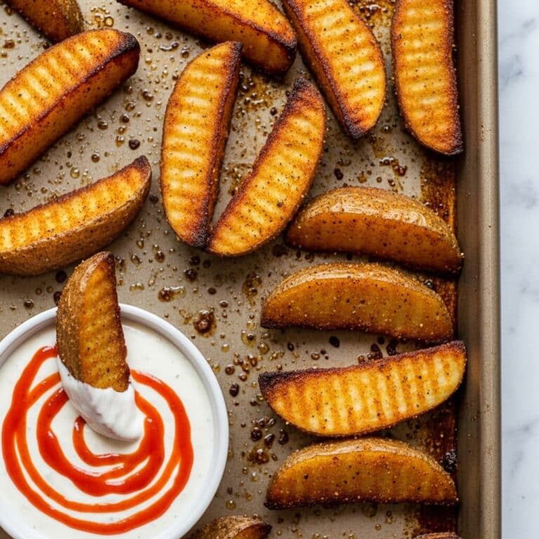 Seasoned Baked Potato Wedges Recipe