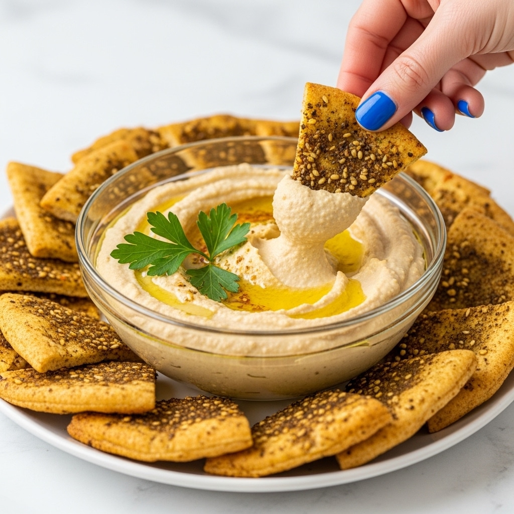 Baked Pita Chips with Za’atar Recipe