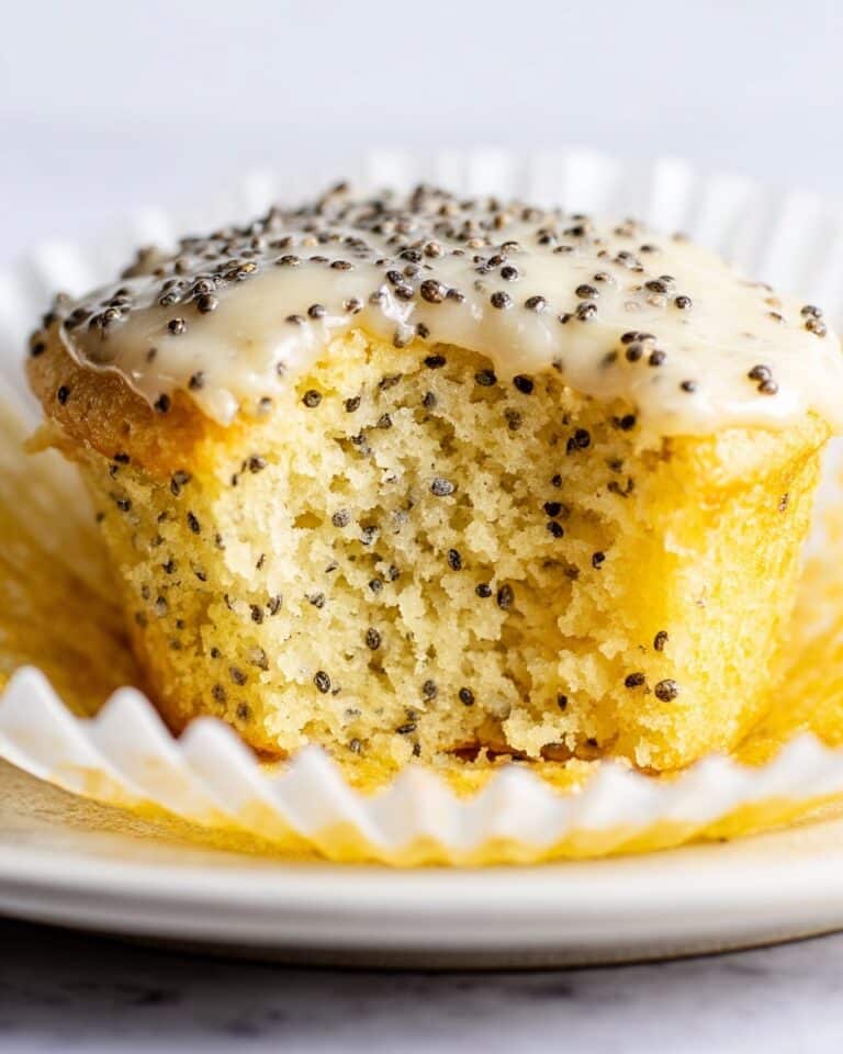 Lemon Poppy Seed Muffins with Lemon Glaze Recipe