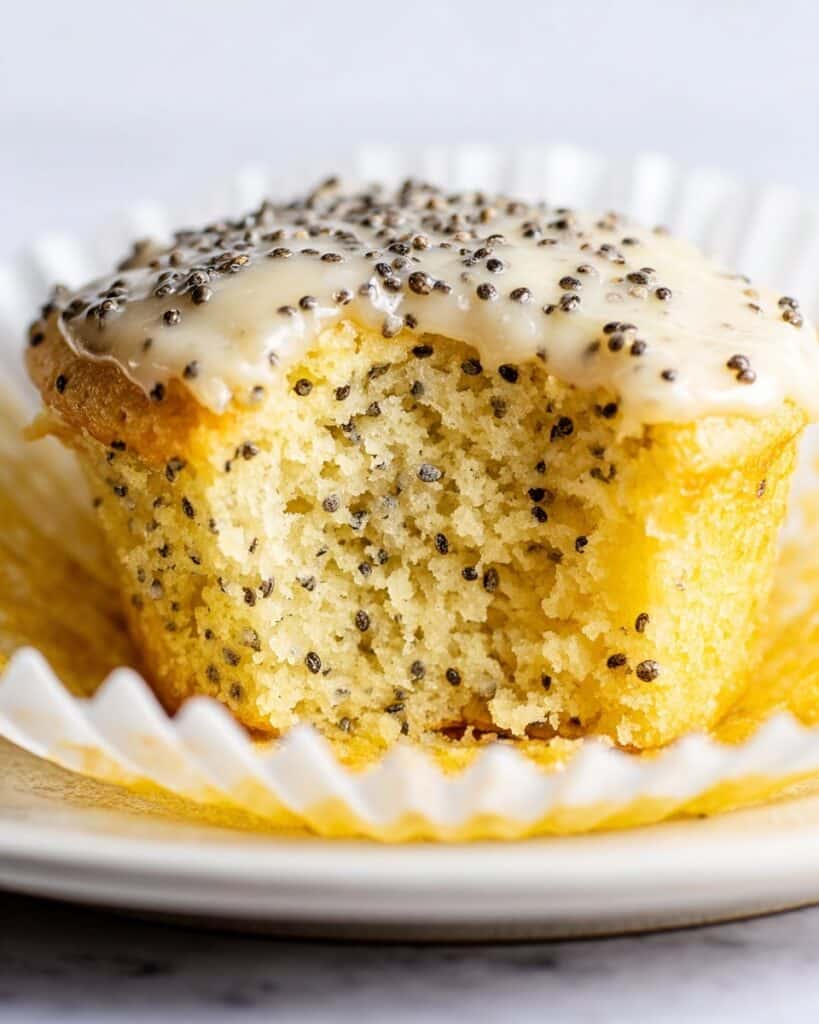 Lemon Poppy Seed Muffins with Lemon Glaze Recipe