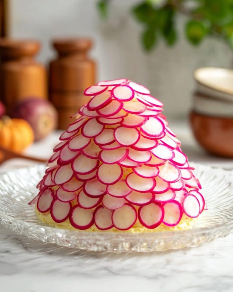 Whipped Butter Radish Tower Recipe