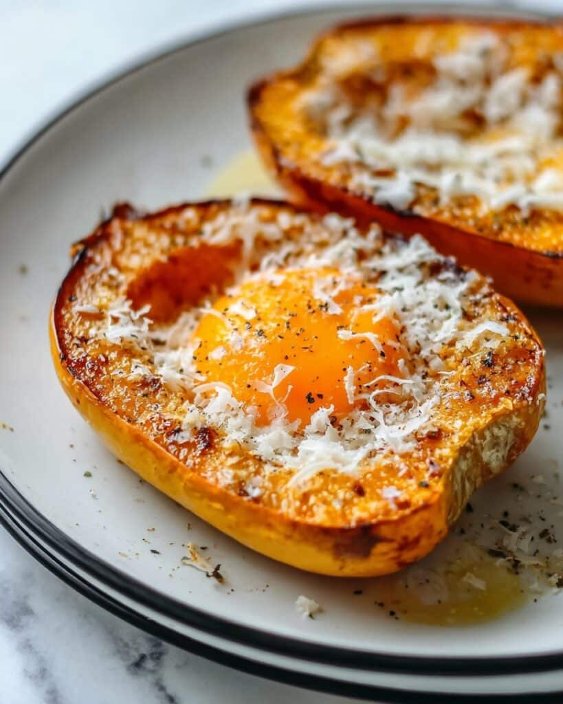 Confit Egg Yolk with Garlic Ciabatta and Parmesan Recipe