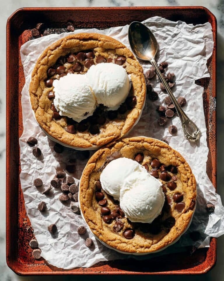 Deep Dish Skillet Cookies for Two Recipe