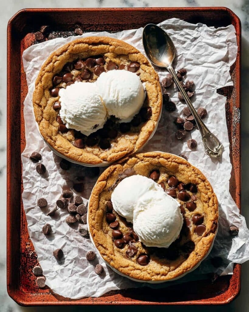 Deep Dish Skillet Cookies for Two Recipe