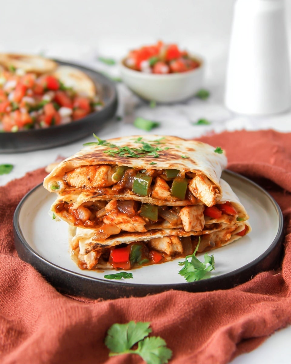Chicken Fajita Quesadillas Recipe