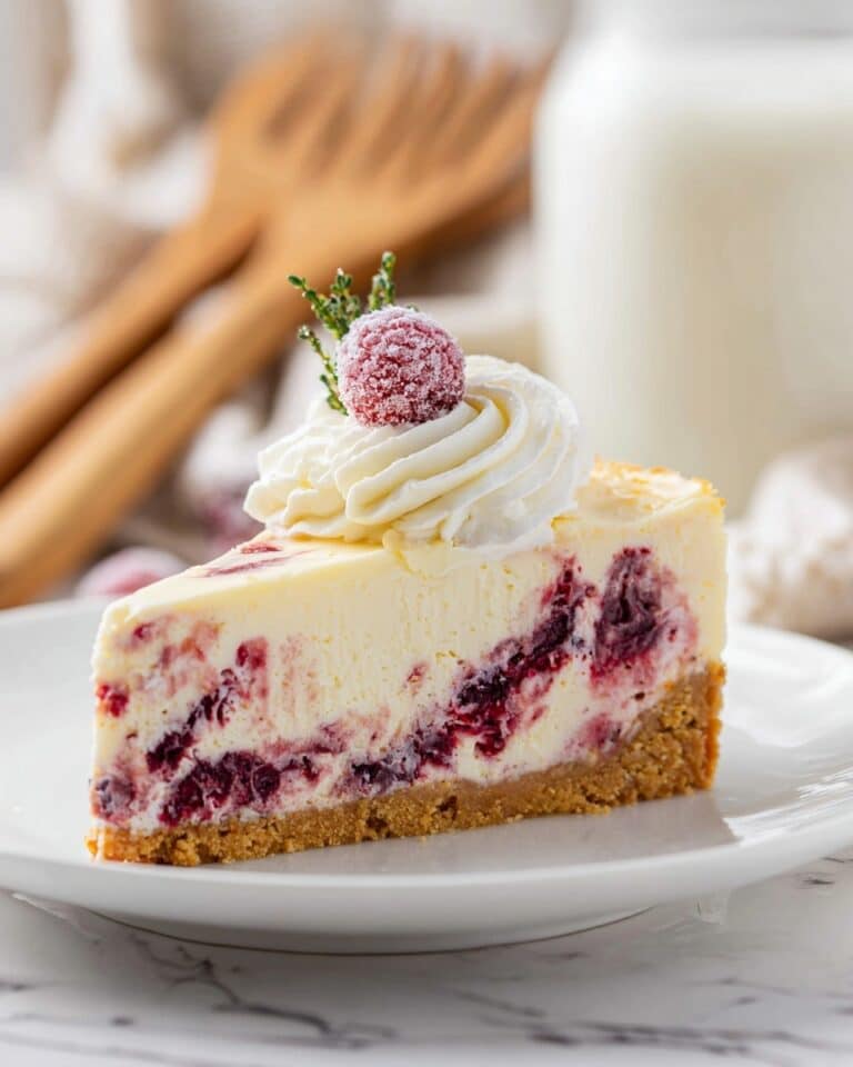 Cranberry Cheesecake Recipe