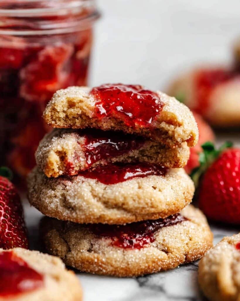 Strawberry Jam Sugar Cookies Recipe