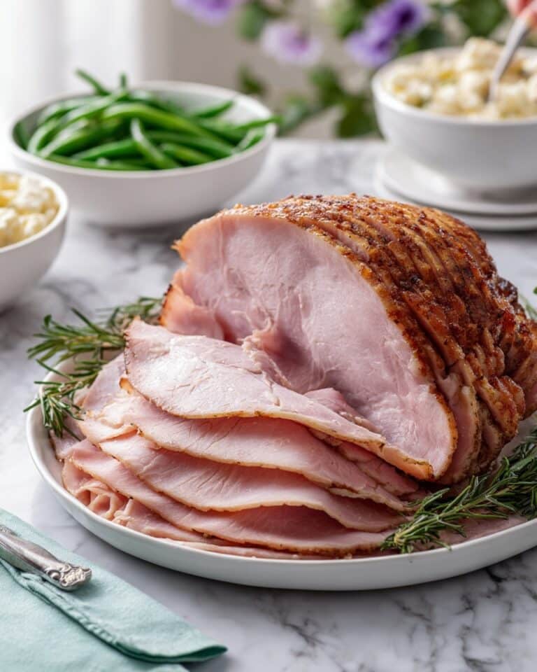 Slow Cooker Honey-Glazed Ham Recipe