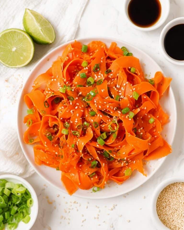 Raw Carrot Salad with Sesame and Lime Recipe