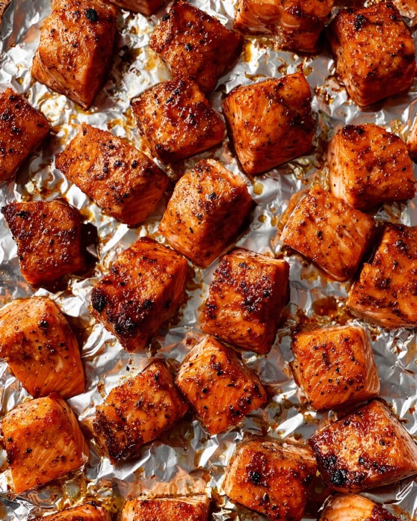 Cajun Baked Salmon Bites Recipe