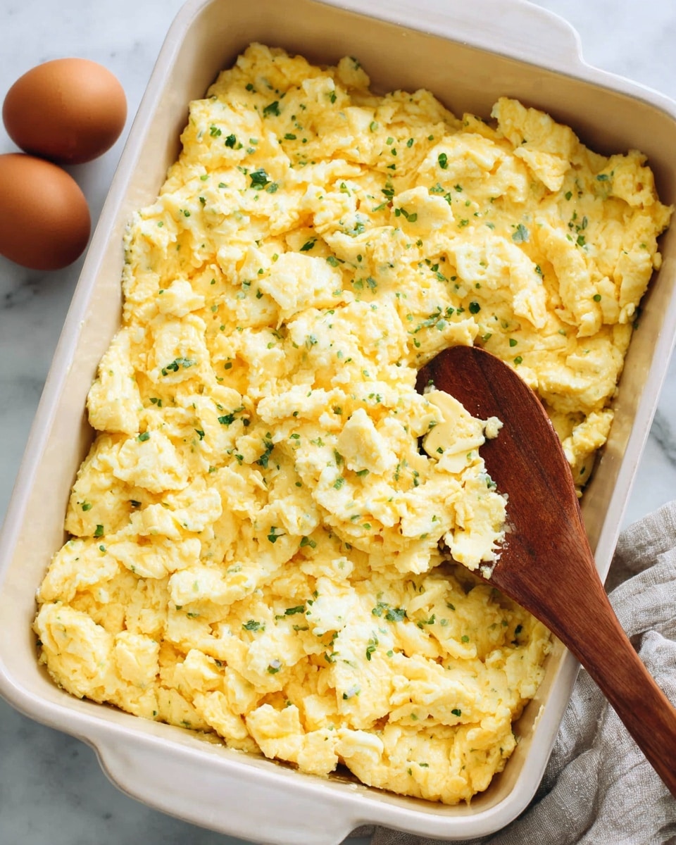 Baked Scrambled Eggs Recipe