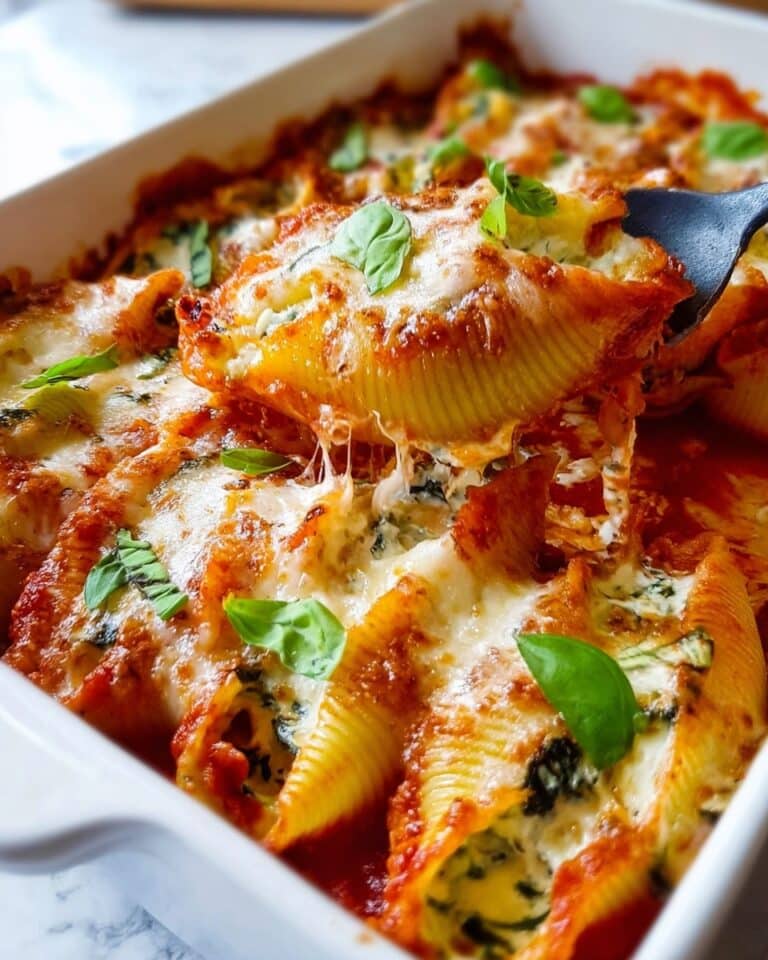 Giant Pasta Shells Stuffed With Spinach And Ricotta Recipe
