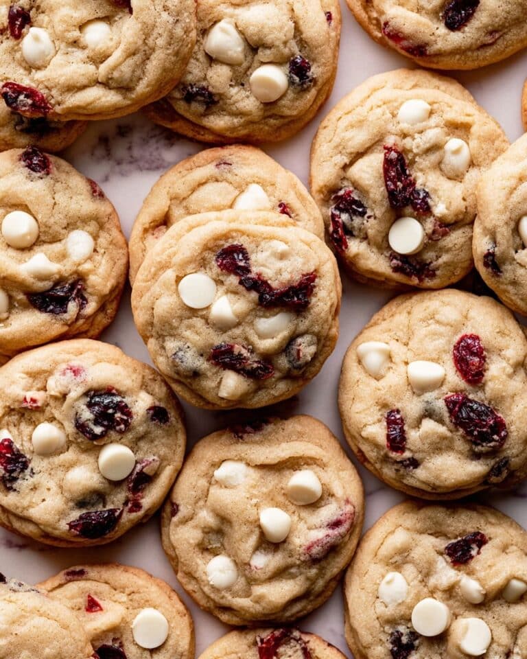 Soft-Baked White Chocolate Cranberry Cookies Recipe