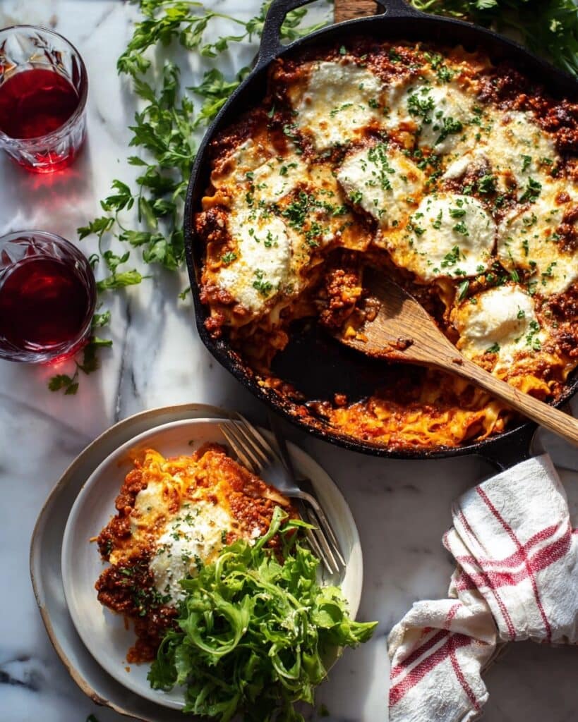 Easy Skillet Lasagna Recipe