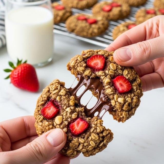 Strawberry Chocolate Chip Oatmeal Cookies Recipe