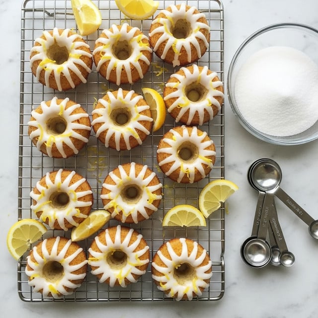 Mini Lemon Bundt Cakes with Cream Cheese Frosting Recipe